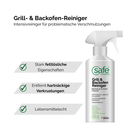 Camping-Haushalt 3in1 - Grill, Geschirr & Wäsche