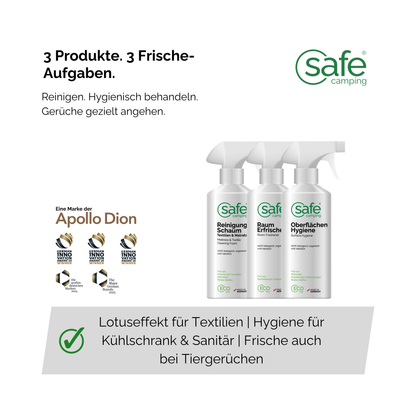 Innenraum Frische 3in1 für Wohnmobil & Wohnwagen - Textilien, Hygiene & Gerüche