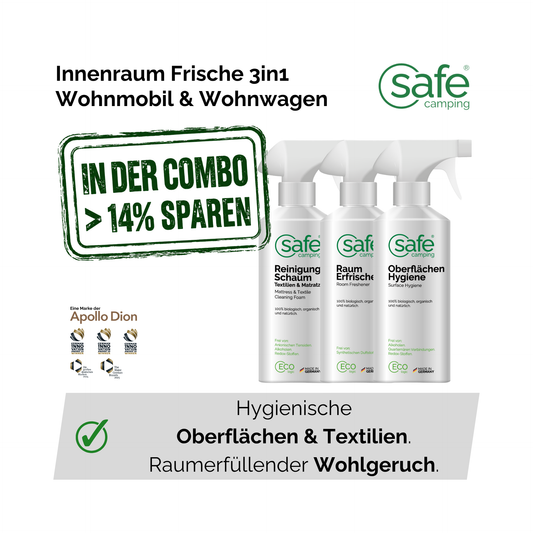 Innenraum Frische 3in1 für Wohnmobil & Wohnwagen - Textilien, Hygiene & Gerüche
