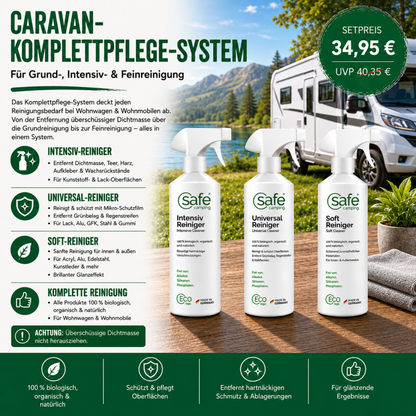 Caravan-Komplettpflege-System – Für Intensiv-, Grund- & Feinreinigung