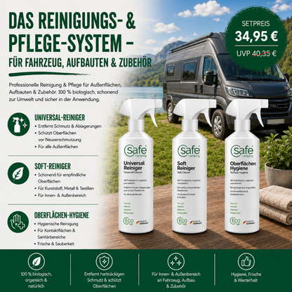 Reinigungs- & Pflege-System – Für Fahrzeug, Aufbauten und Zubehör