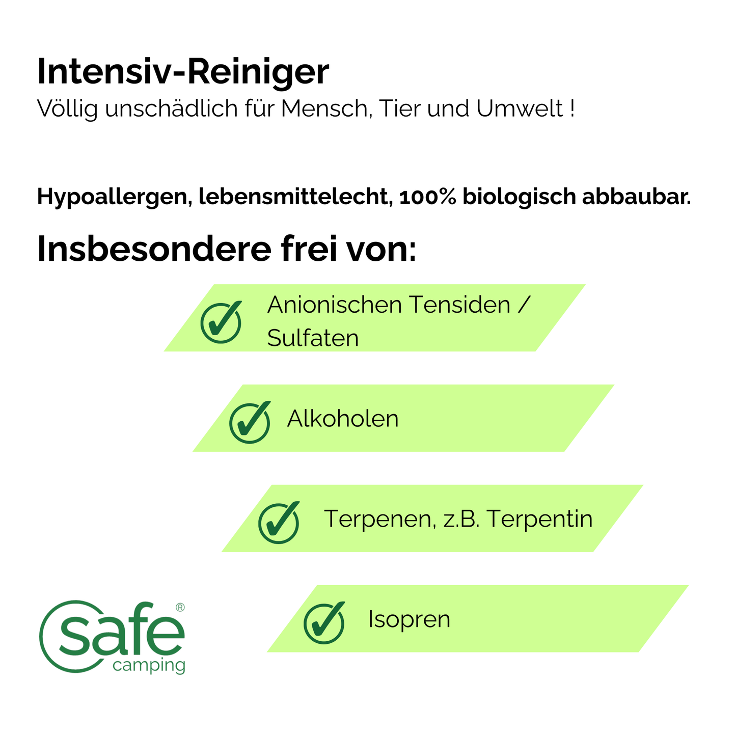 Compleet caravanverzorgingssysteem – Voor intensieve reiniging, basisreiniging en fijnreiniging