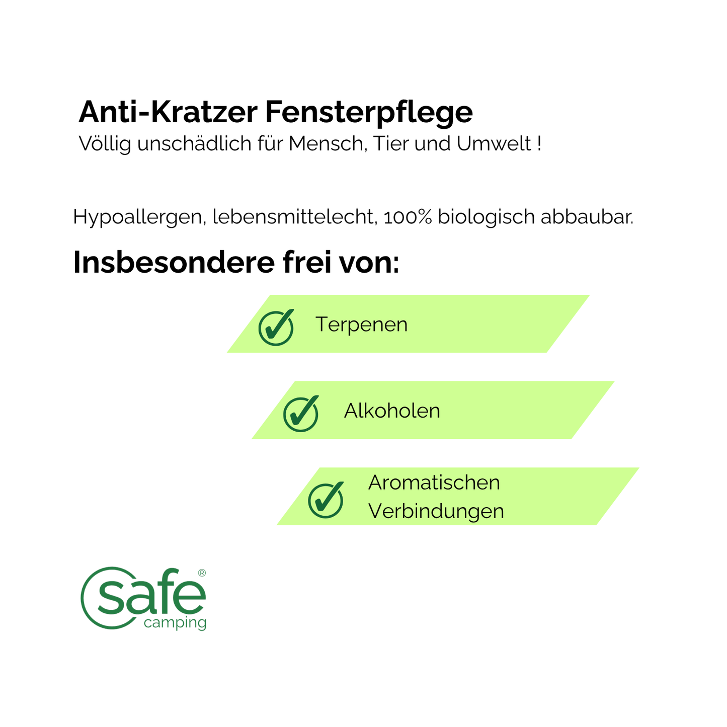 Anti-Kratzer Fensterpflege