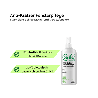 Anti-Kratzer Fensterpflege