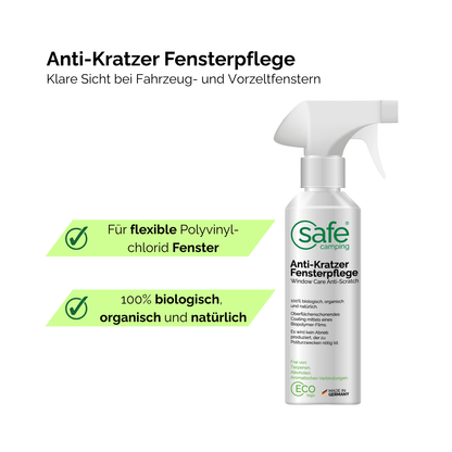 Anti-Kratzer Fensterpflege