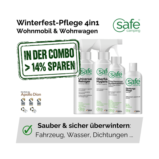 Winterfest-Pflege 4in1 für Wohnmobil & Wohnwagen – Reinigung, Frischwasser, Hygiene & Dichtungsschutz