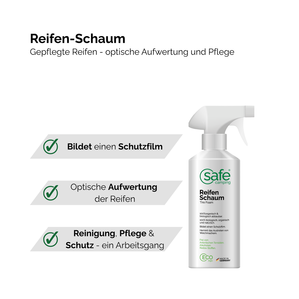 Wohnmobil & Wohnwagen Aussenpflege 3in1 - Lack, Felgen & Reifen
