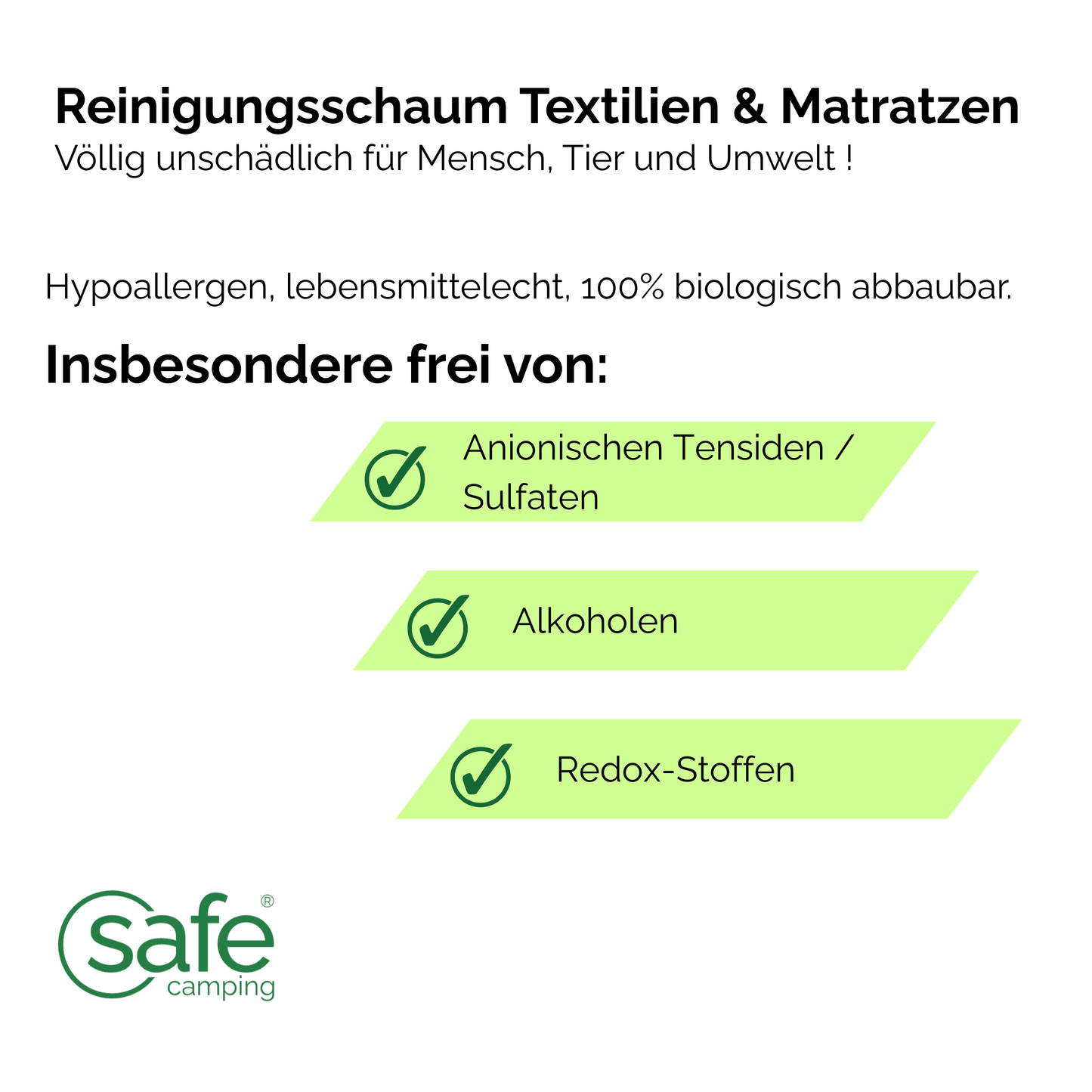Reinigingsschuim textiel & matrassen