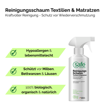 Reinigingsschuim textiel & matrassen
