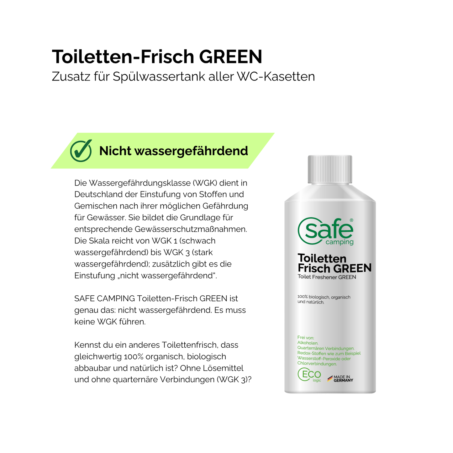 Toiletten-Frisch GREEN
