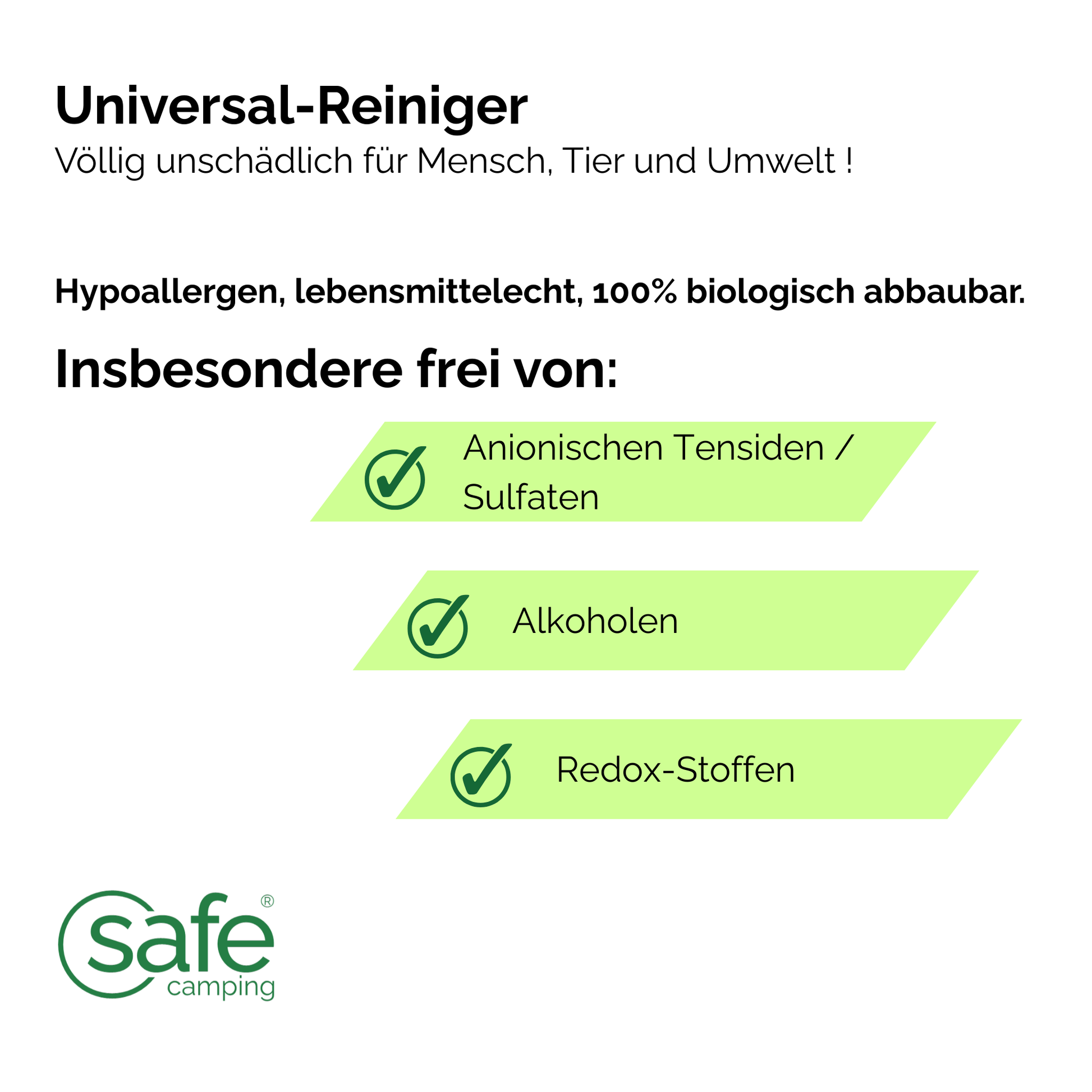 Universal-Reiniger - SAFE CAMPING