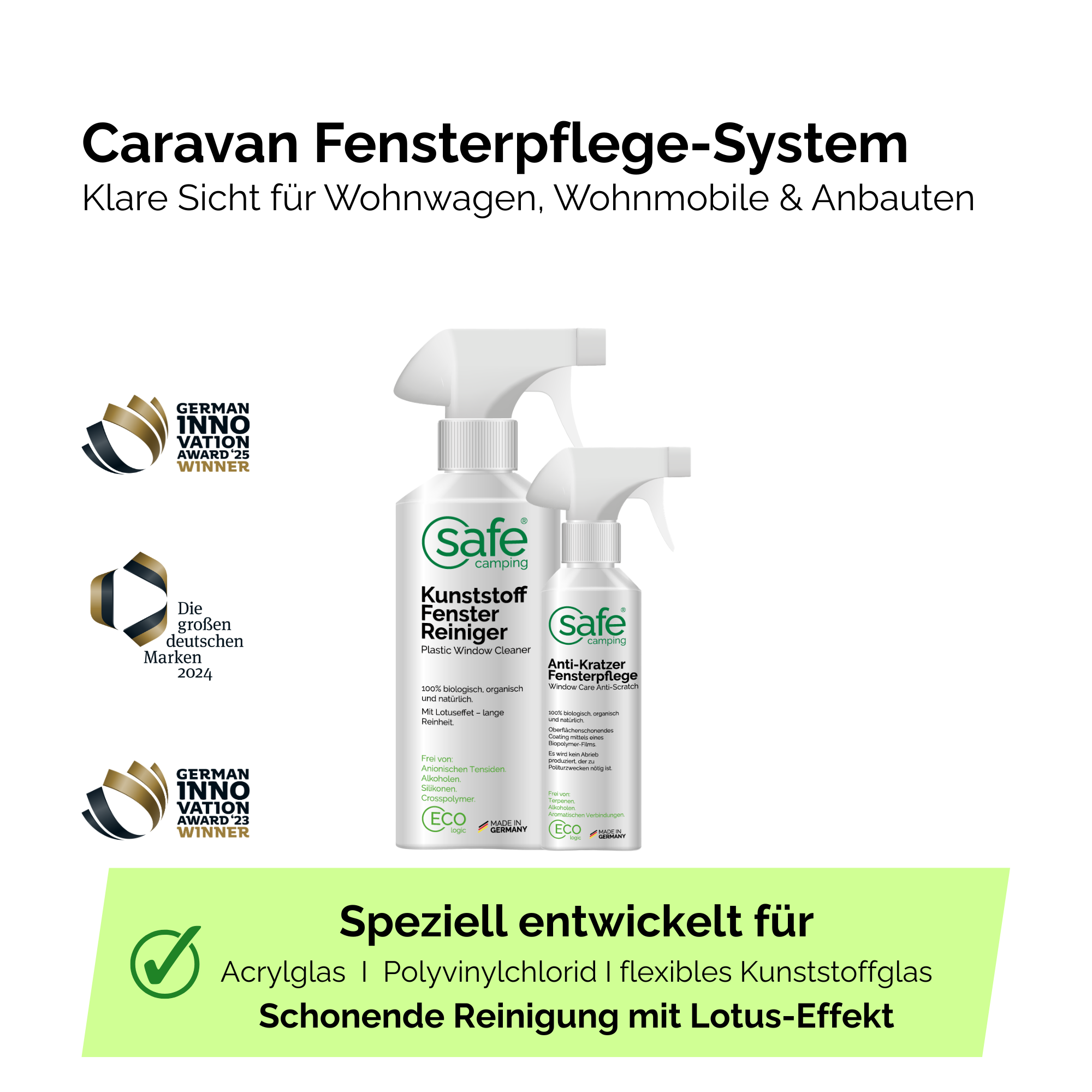 Caravan Fensterpflege-System