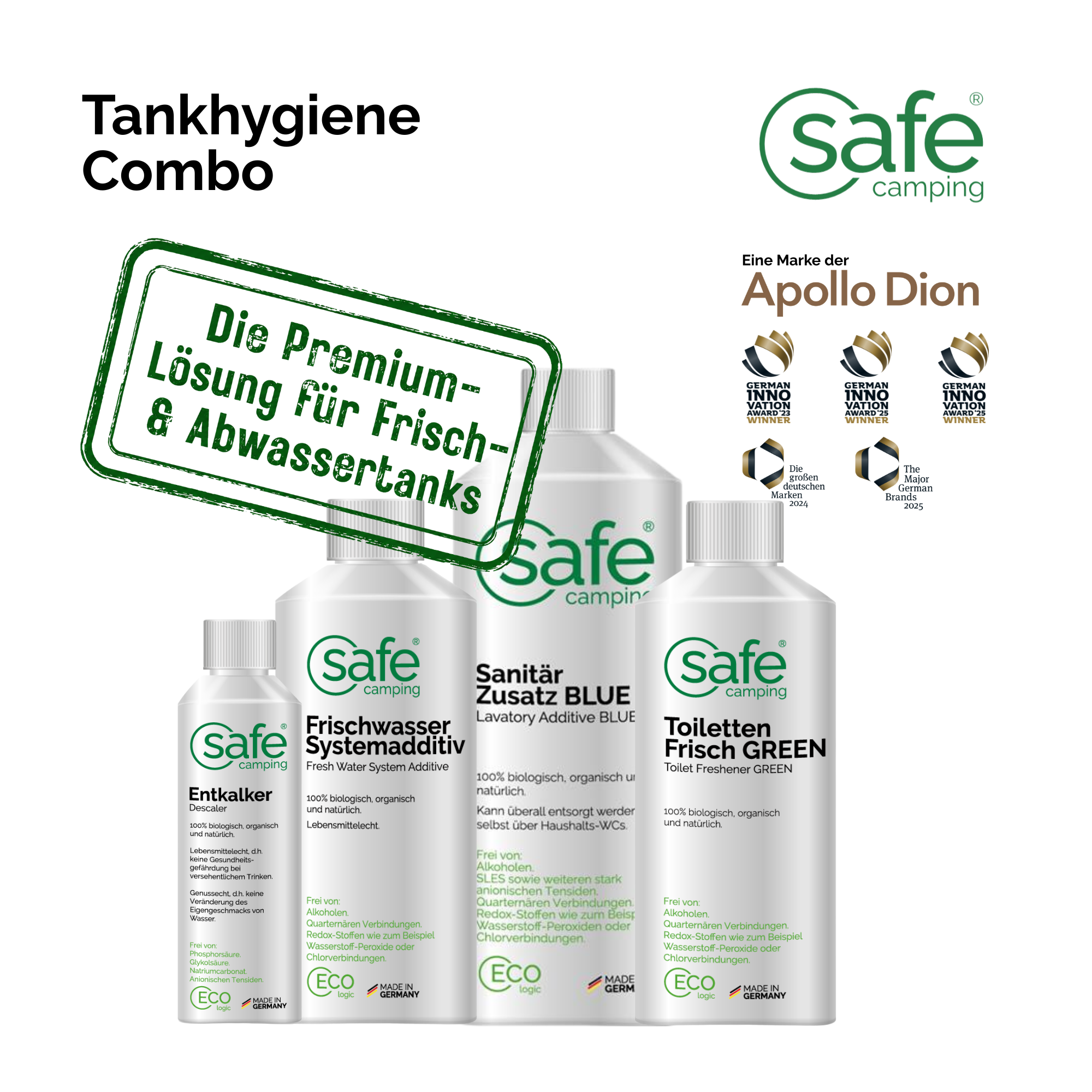Tankhygiene-Combo